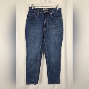Everlane The Original Cheeky Jean Organic Cotton Women's sz 29 Crop Dark Wash